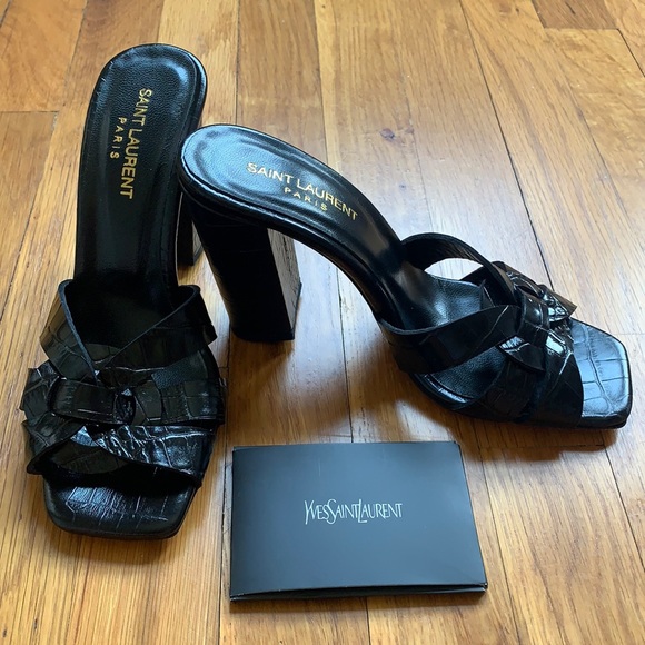 NEW Vintage YSL Saint Lauren heels size 38 - Picture 2 of 14